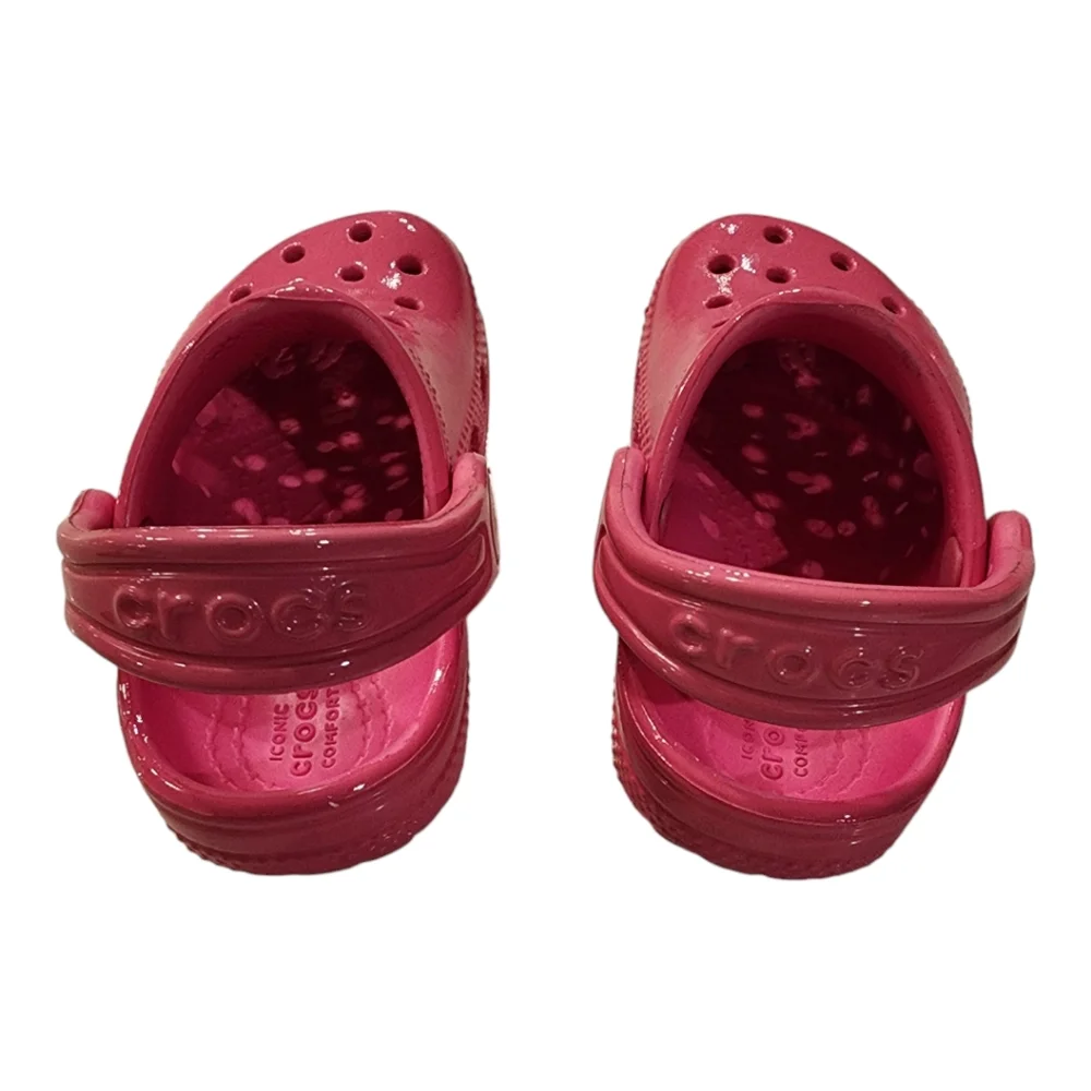 Crocs Kids Classic Neon Highlighter Clogs, High Shine, Sz C6